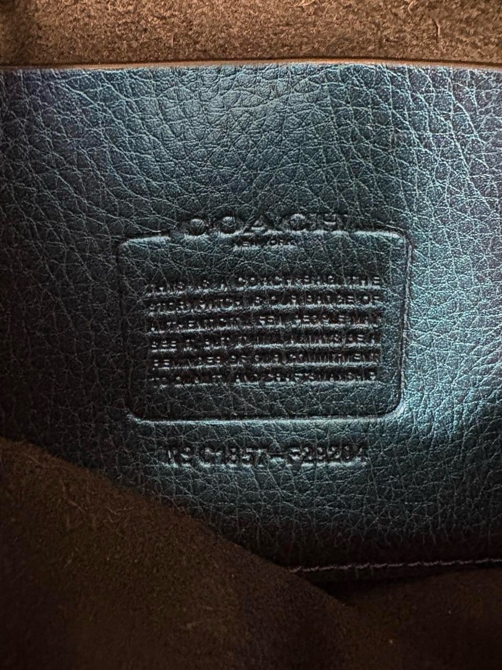 RARE Coach NASA Hologram Blue Purple Derby Crossbody Bag - Picture 7 of 8